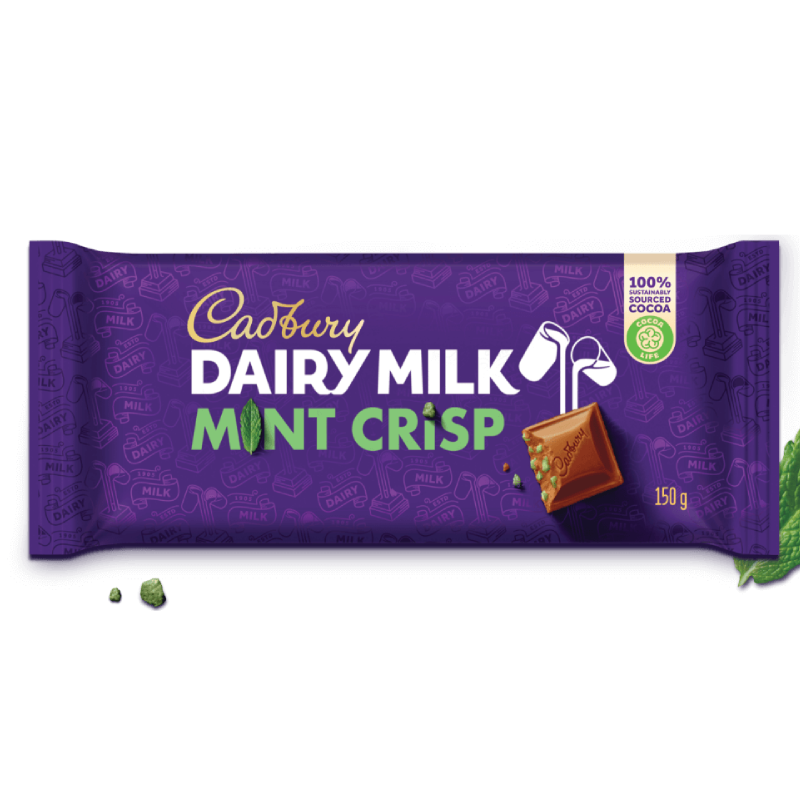 Cadbury Dairy Milk Mint Crisp - 150gm