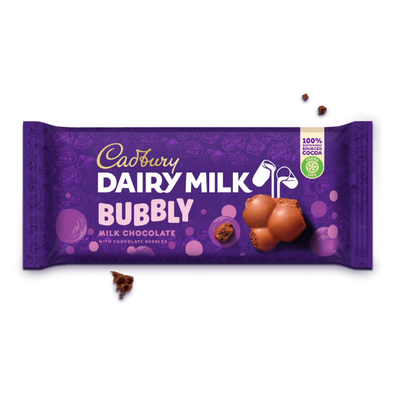 Cadbury Dairy Milk Bubbly Chocolate Dymilk - 150g