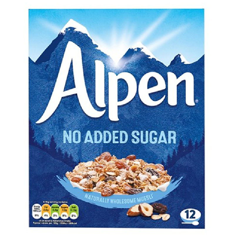 Alpen Swiss Style Muesli No Added Sugar - 560g