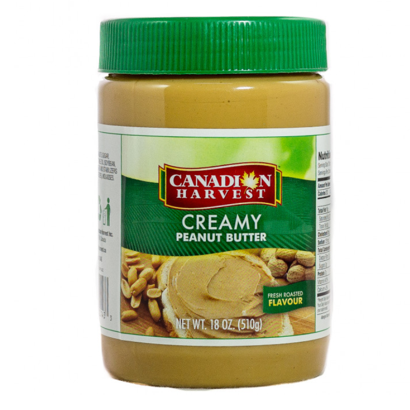 Canadian Harvest Creamy Peanut Butter - 510g